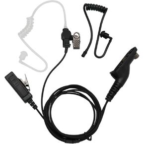 XPR 7550e Earpiece Mic Compatible with Motorola APX 6000 XPR7550e APX 8000 APX 7000 4000 XPR 7580e 7380e XPR 7550 7350e 7350 APX6000 APX7000 APX8000 XPR7550 Radio Security Door Supervisor