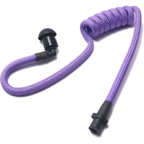 Grip Support Earpiece for Walkie Talkie Headsets - Many Styles/Comfortable/Tubeez/Surveillance/Two Way Radio (Royal Purple)