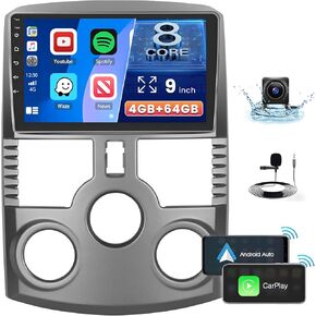 8 Core 4+64G Inefala for Toyota Rush Daihatsu Terios 2006-2016 Android Car Radio Stereo with Wireless Carplay Android Auto, 9" Touchscreen with GPS WiFi FM/RDS BT5.0 32EQ DSP 59UI SWC Backup Camera