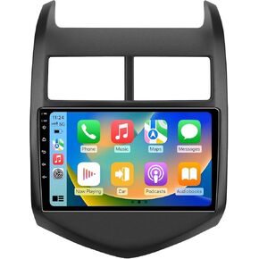 5GWiFi 4GB+32GB Android13 Car Radio Stereo for Chevy Sonic Aveo 2011-2015 with Wireless Carplay&Android Auto,9.2inch HD Touchscreen 48EQ GPS SWC Mirror Link FM RDS