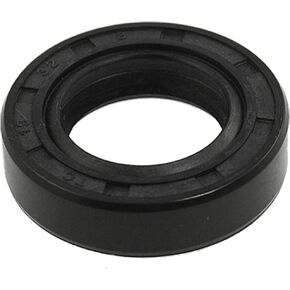 uxcell Metric Rotary Shaft Oil Seal 30x40x7mm TC Double Lips Rubber, Black