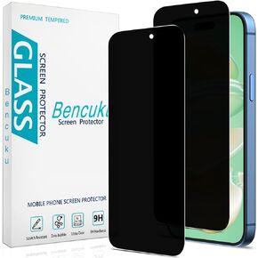 (2 Pack) Privacy Screen Protector Designed for iPhone 16 Pro Max Anti-Spy Tempered Glass, Anti Scratch, Case Friendly