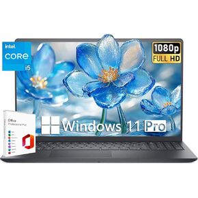 Dell Inspiron 15 3520 Business Laptop, 15.6" FHD Touchscreen, Intel 10-Core i5-1235U(Beat i7-1195G7), 64GB RAM, 1TB SSD, Intel UHD Graphics, Wi-Fi 5, Microsoft Office Lifetime License, Windows 11 Pro