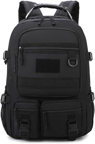 Military Tactical Backpack Outdoors Large Capacity Multi-layer Assault Bug out Heavy Duty Molle Bag for Travel Outdoors (Black) in Saudi Arabia