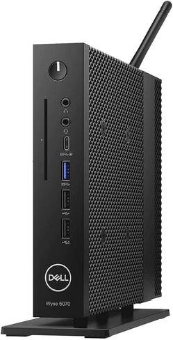 Dell Wyse 5070 Thin Client Desktop | Pentium Silver - J5005-16GB SSD DRIVE - 8GB RAM | 4 النوى @ 2.8 جيجا هرتز رقيقة أسود in Kuwait