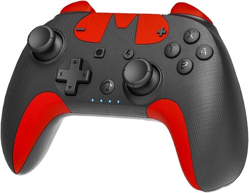 Wireless Switch Controller for Kids, Switch Controller Compatible with Switch/Switch Lite/OLED/ PC, Switch Pro Controller with 6-Axis Gyro, Single Programe, Dual Vibration, 3 Speed Turbo, One-Key Wake Up, Share, Gift for Gamer Girls Boys in Kuwait