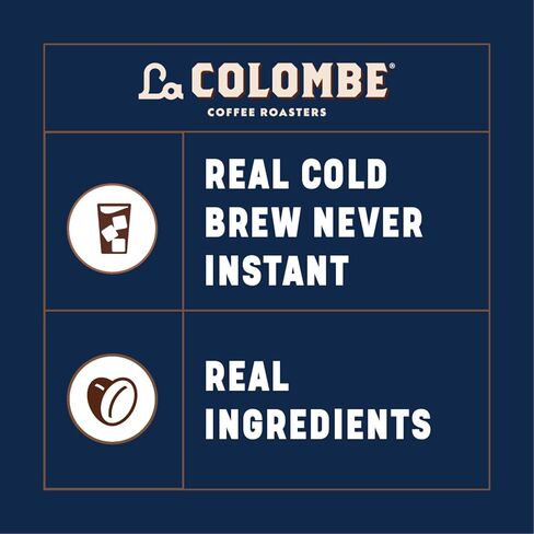 La Colombe Brazilian Cold Brew - 9 Fl. Oz. 4 Pack - 100% Arabica, Single-Origin, Cold Pressed Espresso Coffee, 15 Calories, Double-Filtered, Bold & Rich Coffee, 120mg Natural Caffeine in Saudi Arabia