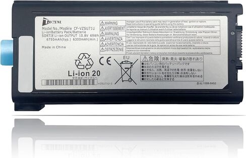 CF-VZSU71U 69WH استبدال البطارية لـ Panasonic Toughbook CF-53 CF-31 CF-30 Series CF-VZSU72U CF-VZSU1430U CF-VZSU46 CF-VZSU46S CF-VZSU46U in Kuwait