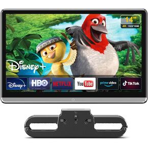 14 inch 4k Android 14 Portable headrest TV for car, Android Back Seat Car TV Monitor Support Phone Wireless mirroring with 5G WiFi/Bluetooth/HDMI in-Out/TF Card/USB/AV in/FM/Video Player in Kuwait