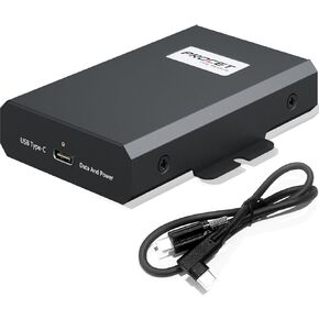 PROCET PoE to USB C Converter 23W Gigabit PoE USB C Power Supply and Network Adapter, Wide Temp -4℉ to 131℉ for Tablet, iPad, Laptop, Signage Display, for Quest VR, Speaker