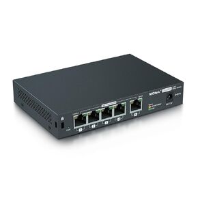 H!Fiber.com 5-Port 2.5G Unmanaged Switch, 5 x 2.5GBASE-T RJ45 Ports, 2.5Gbps Ethernet Networking, Backwards Compatible with 10/100/1000Mbps Devices, Fanless, Wall Mountable,Plug and