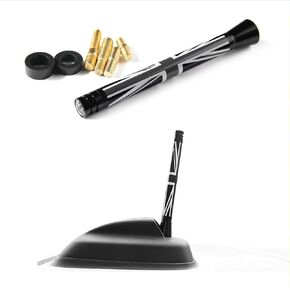 4.2 Inch Compatible with Mini Cooper Accessories Sporty Car Antenna Replacement -Gray Flag
