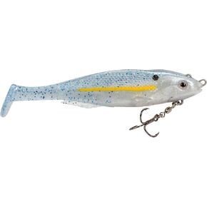 Strike King (FCS6-590) Final Copy Fishing Lure, Pre-Rigged Soft Plastic Swimbait, Free-Swinging Size 2 Treble Hook, Belly Magnetic Hook Keeper, 6-Inches, 1.5-Ounce, Sexy Shad
