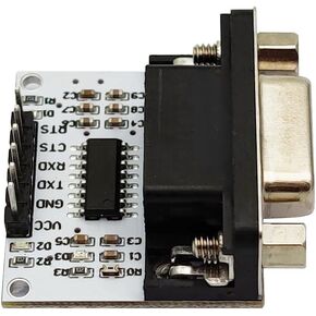 RS232 TTL-RS232 to TTL RS232（F/M Port） TTL Serial Adapter Module SP3232 Chipset 3.3V/5V Power Supply (Female Port)