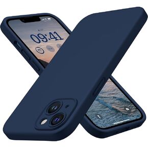 CellEver Heavy-Duty Silicone Case for iPhone 14 [Camera Protection] [Anti-Oil Coating] Military Drop Protection, Soft Scratch-Free Interior, Navy Blue