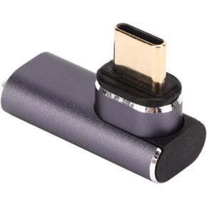 Sonew - USB C 90 Degree Adapter, USB C Magnetic Adapter, Right Angle L Shape USB Type C Connector, 40Gbps 8K Video Output 140W Fast Charging