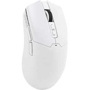 EPOMAKER Click Gaming Mouse Wireless 2.4Ghz/Bluetooth/Type-C, 800 to 42,000 DPI Adjustable, 8K Polling Rate, 500mAh, Lightweight Optical Mouse, for PC/Mac/Linux (Black)