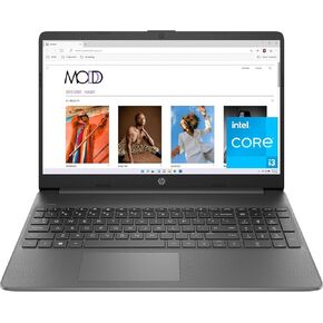 HP 2023 Laptop | 15-DY500 | 15.6" 1920 x 1080 LED-Backlit | Intel Core i3-1215U 6-Core | Intel UHD Graphics | 16GB DDR4 | 512GB SSD | Windows 11 Home | Wi-Fi 5 - Bluetooth 4.2-720p HD Camera - Gray