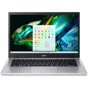 acer Aspire 3 14 Personal Laptop, 2024, 14" 1920 x 1080, Intel-8 Core i3-N305, Intel UHD Graphics, 8GB LPDDR5, 512GB SSD, Win11 Home, Wi-Fi 6, BT 5.1, 720p HD Camera, Pure Silver