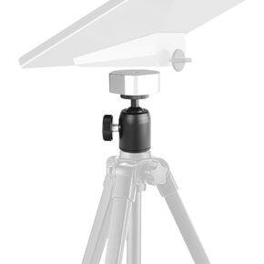 Starlink Mini Tripod Mount&Starlink Mini Aluminum Alloy Adapter with 1/4"~20 Screw Threaded,360°Rotatable Ball Heads,Starlink Mini Mount Adapter,Compatible with Most Common Tripod Monopods etc