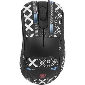 Mouse Grip Tape Full Coverage for BenQ Zowie EC2-CW Ergonomic Gaming Mouse, Mouse Anti Slip Grip Tape,Self-Adhesive PreCut Sweat-Resistant Professional Mice Upgrade Kit(Black)