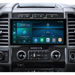 10.33 inch Android 13 Car Stereo Radio for Ford F150 2015-2020 Android Auto Carplay Touch Screen 5G WiFi Bluetooth GPS Navigation 4+64G Head Unit Upgrade Replacement Kit