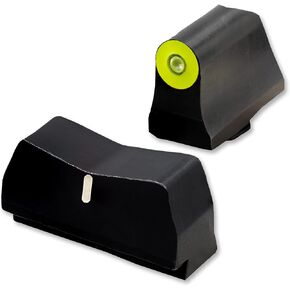 XS SIGHTS DXW2 Big Dot Night Sight for Glock Pistols, Static Front and Tritium Rear Handgun Sights for Tactical Applications