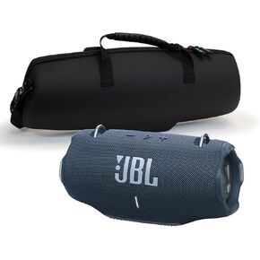 JBL Xtreme 4 Blue Portable Bluetooth Speaker w/divvi! Hardshell Case Bundle