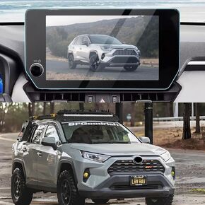 Autorder Screen Protector for 2023 2024 Toyota RAV4 Accessories 10.5 Inch Tempered Glass 9H Navigation Touchscreen Protective Film