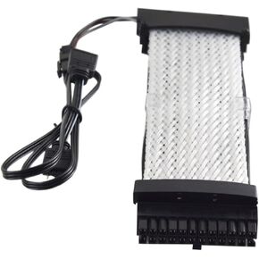 RGB Cable Extension Sleeved ATX Motherboard Extension Cable for Enhanced Power Supply Builds