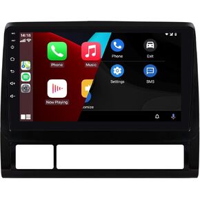 Car Stereo for Toyota Tacoma 2005-2015 Compatible with Wireless Carplay/Android Auto with 9 inch IPS Touch Screen/Bluetooth/Mirror Link/FM/AM/USB/High Power