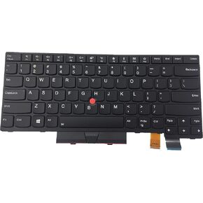 US Layout Backlit Keyboard for Thinkpad T470 (Type 20HD, 20HE, 20JM, 20JN), A475 (Type 20KL, 20KM), T480 (Type 20L5 20L6), NOT fit Thinkpad T470s, T480S Series