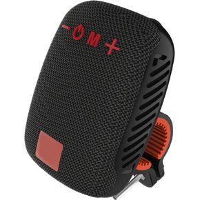 ASHATA Portable Bluetooth Speaker for Bike, Bluetooth Handlebar Speaker, Dual Pairing, FM Radio, Outdoor Speaker for Riding Bike Hiking Camping (Red)