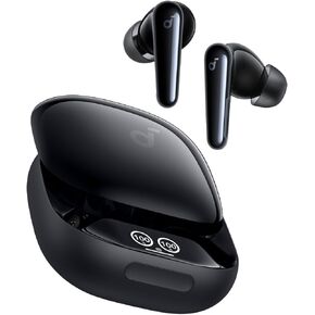 Soundcore Liberty 4 Pro by Anker,Noise Cancelling Wireless Earbuds,7-Sensor and Real-Time Adaptive Noise Cancelling,2×Faster Charging,Studio-Level Hi-Fi Music,Clear Calls with 6 Mics and AI(Renewed)