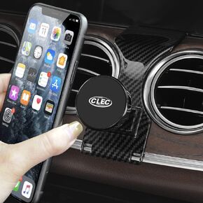BEERTE Strong Magnetic Car Phone Holder fit for Mercedes Benz E Class 2016-2022 E300 E200 E260 E220d,Benz CLS Class 2018-2022 CLS350 CLS450 Phone Mount Adjustable Rotatable Mobile Navigation