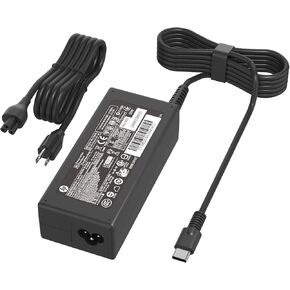 65W 45W USB C Chromebook Charger fit for HP ProBook 440 450 Chromebook X360 11 G1 G6 EE 11-ae010nr EliteBook Laptop L43407-001 Type C Fast Charging Power AC Adapter