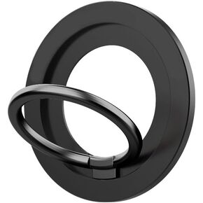 Magnetic Phone Ring Holder for MagSafe,Magsafe Ring Stand Adjustable Kickstand,Compatible with MagSafe for iPhone 16/15/14/13/12 Series - Black
