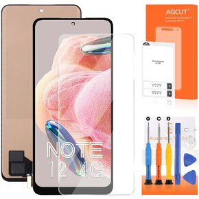 INCELL for Xiaomi Redmi Note 12 4G Screen Replacement for Xiaomi Note 12 4G LCD Display 23021RAAEG 23021RAA2Y 23027RAD4I LCD Digitizer Touch Screen Assembly Repair Parts (Not for Note 12 Pro 4G)