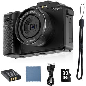 44MP Megapixel Compact Digital Camera and Video with 3" Screen and USB Cable