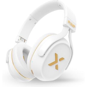 BlueAnt Pump X Wireless Over-Ear Headphones, Bluetooth, Powerful Bass, Active Noise Cancelling & Transparency Mode, Interchangeable Ear Cups, All-Day Comfort for Gym and Training, Black/Gold in Kuwait
