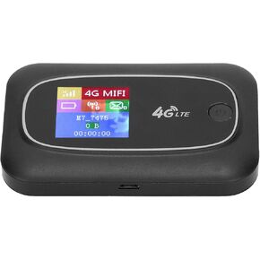 4G LTE Hotspot Router, 2.4G CAT4 150Mbps Mobile Portable Hotspot Device, with SIM Card Slot, Support 10 Devices Connection, for Home, Office, Outdoors