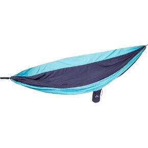 Stansport 30630-50 Double Nylon Hammock - Navy/Light Blue