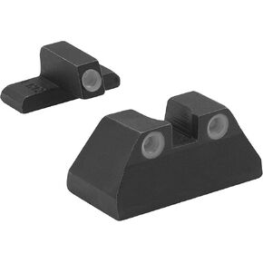 Mepro Tru-Dot tritium Night Sights Compatible with HK USP Compact Size Expert Model Green dots Glow on Sight self Illuminated Meprolight Fixed Metal Sights