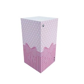 Carbon Fiber Gaming Skin Compatible with Microsoft Xbox Series X Digital Edition - Pink Present - Premium 3M Vinyl Protective Wrap Decal Cover - Easy to Apply | Crafted in The USA by MightySkins