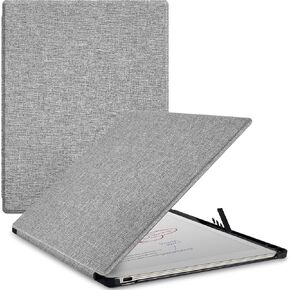 Case for Remarkable Paper Pro Tablet 11.8" (Released in 2024), Hard Back Shell Protective Book Folio Cover with Built-in Pen Holder, with Auto Sleep/Wake Function.