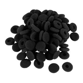UXCELL 100 PCS أسود أذن أذن سماعة أذن سماعة سماعات الرأس بديل غطاء