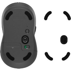 kwmobile Mouse Feet Replacement Compatible with Logitech M650 Wireless Computer Mouse Skates Sticker - Black