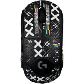 Mouse Grip Tape Full Coverage for G PRO X Superlight 1&2 Self-Adhesive PreCut Sweat-Resistant Professional Mice Upgrade Kit (Dark Night Printsteam_Lizard, for G PRO X Superlight 1&2)