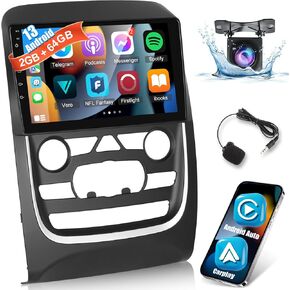 ستيريو سيارة ل Dodge Durango 2014 2015-2020 - 9 بوصة 2 + 64G Radio Android Touchscreen Radio مع Carplay اللاسلكي و Android Auto و HIFI/WIFI/GPS/SWC + AHD النسخ الاحتياطي in Kuwait