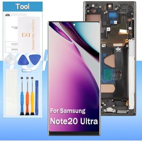 Incell for Samsung Galaxy Note20 Ultra Screen Replacement for Samsung Note 20 Ultra N985 N986 LCD Display Touch Digitizer Assembly(Bronze,Not Fingerprint)
